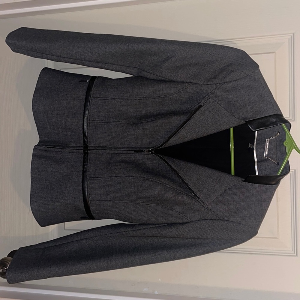 White black jacket